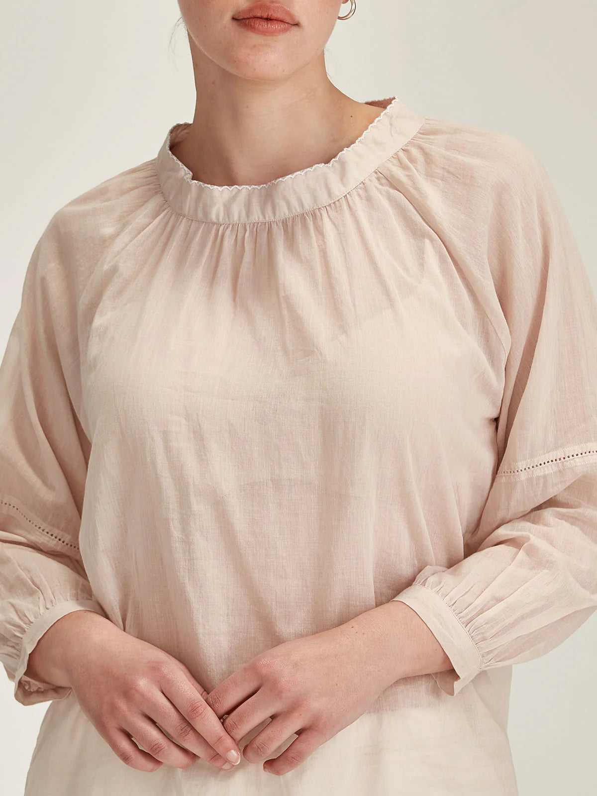 Hana Embroidered Top - Perla