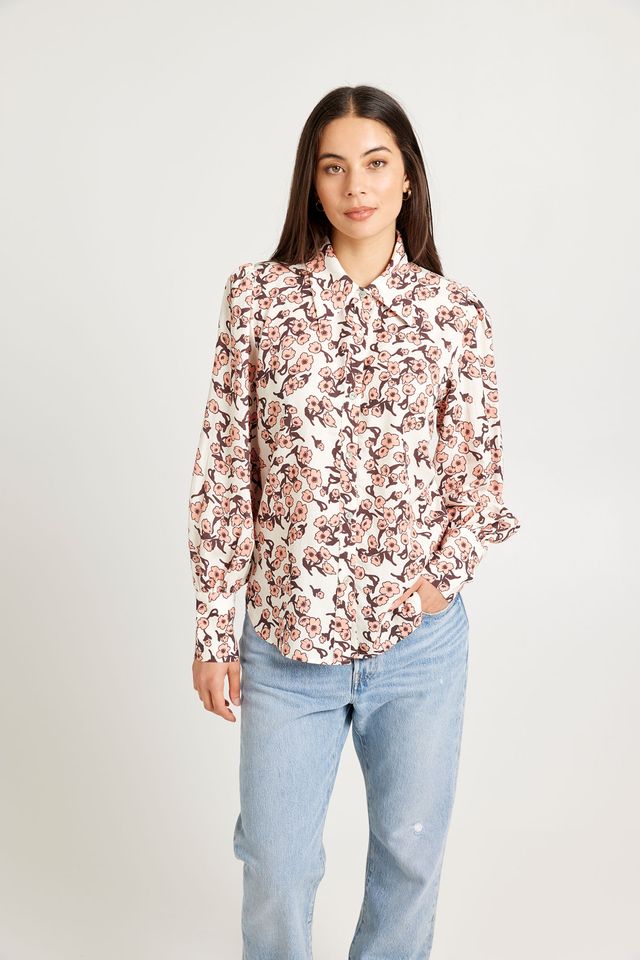 Casino Top - Blossom Print
