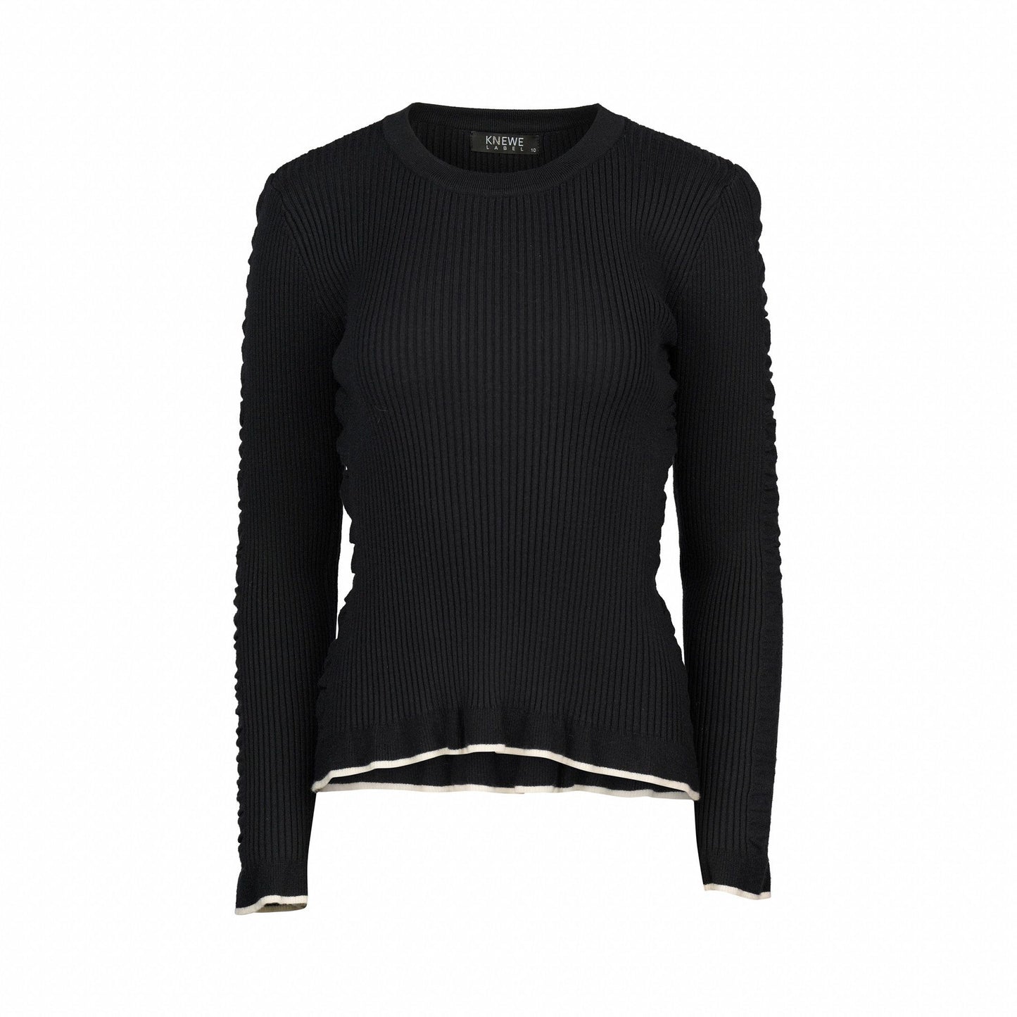 Luxe Sweater - Black/White