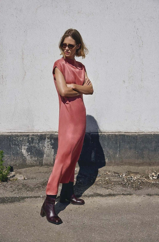 Clark Dress - Faded Rose