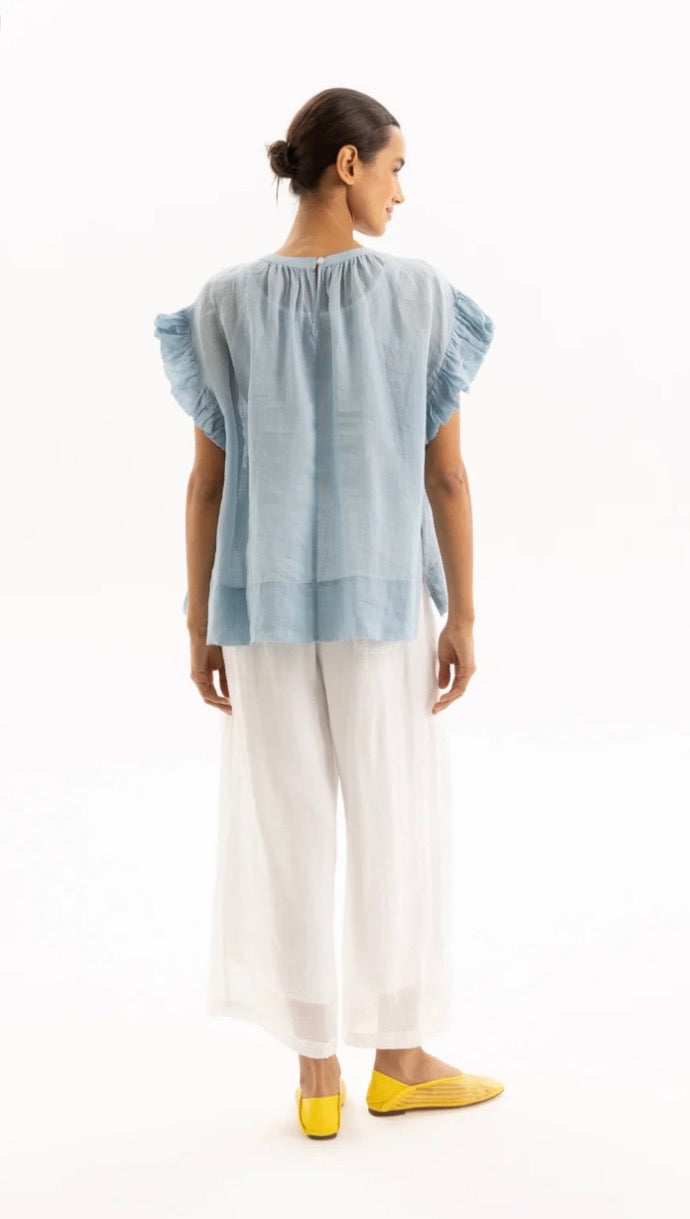 Delia Top - Sky Blue