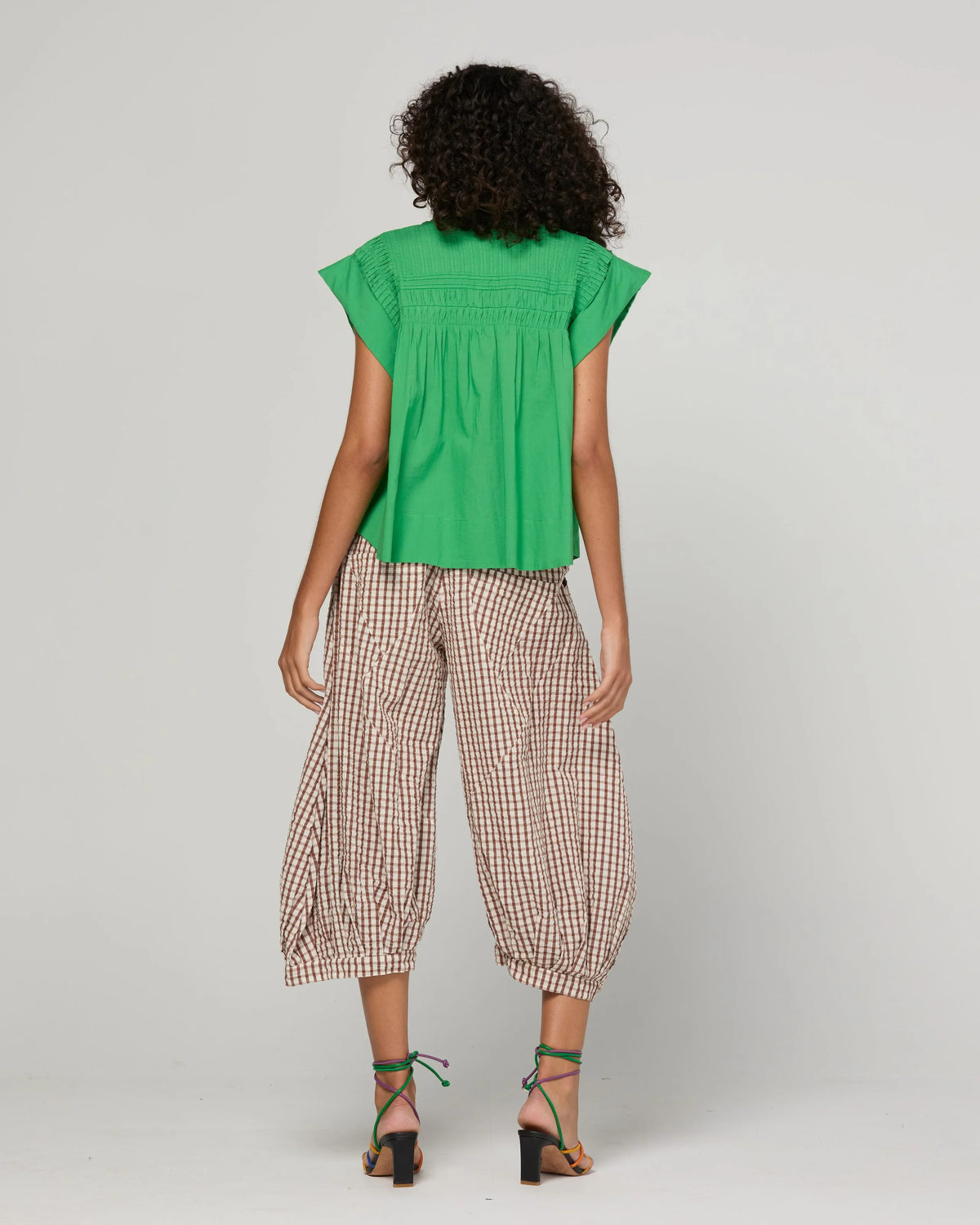 Guru Pant - Cocoa Gingham