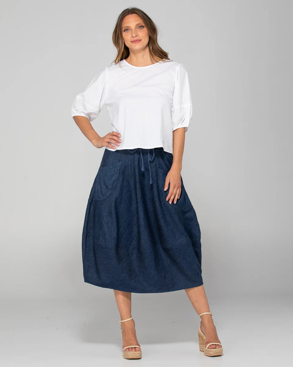 Guru Skirt - Dark Denim