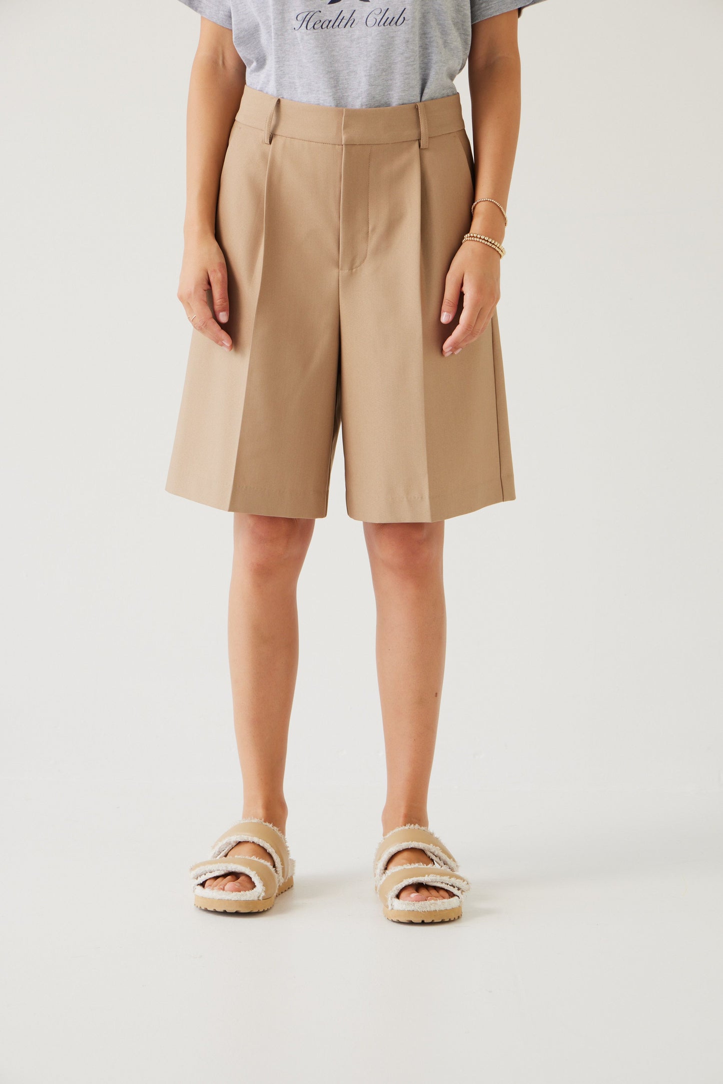 Court Shorts - Sand Beige