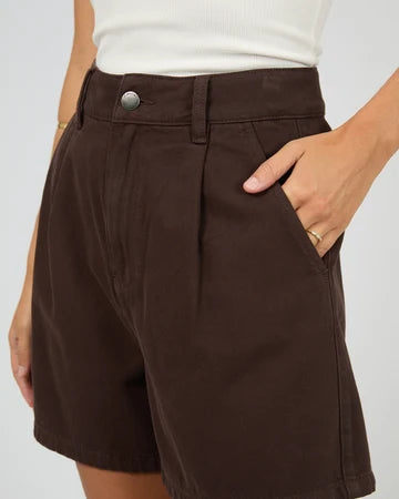 Stevie Denim Short - Brown