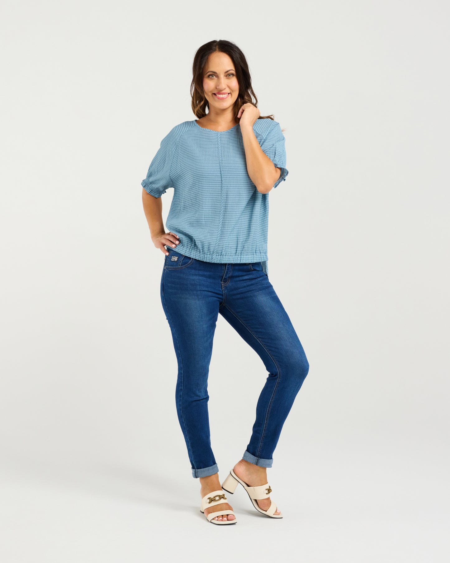Ella Top - Blue