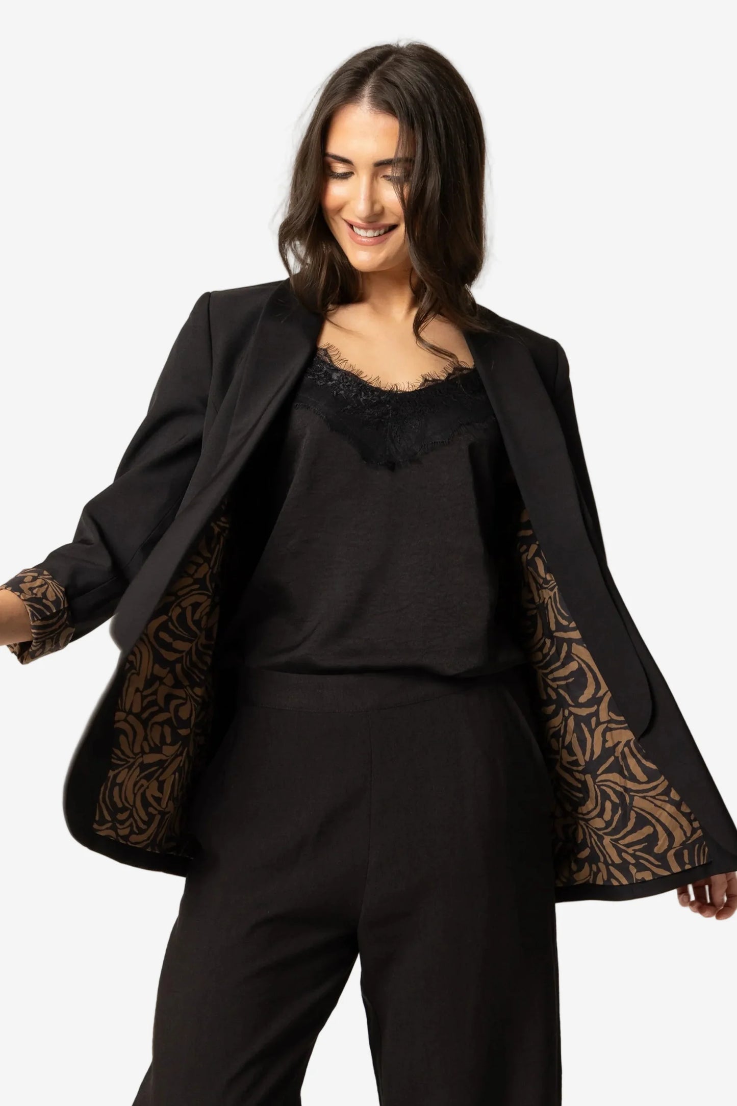 Bella Boyfriend Blazer - Black