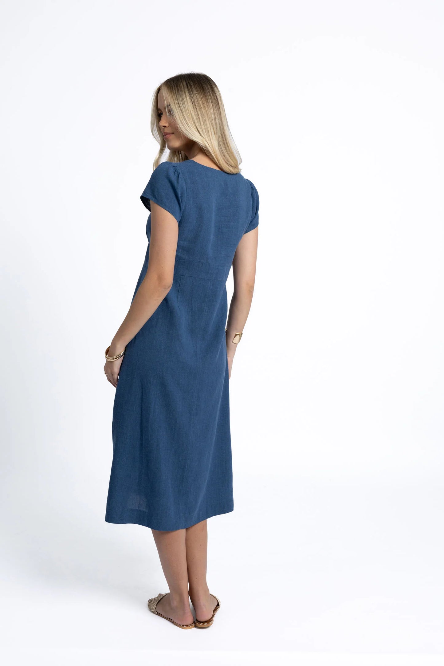 Jorja Dress - Ocean Blue
