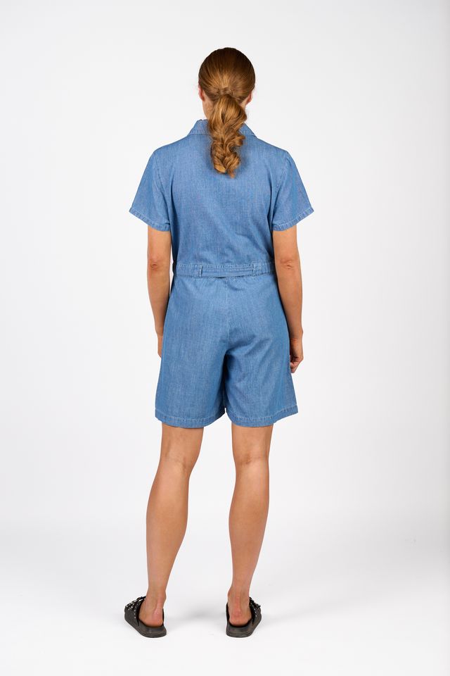 Bank Jumpsuit - Ocean