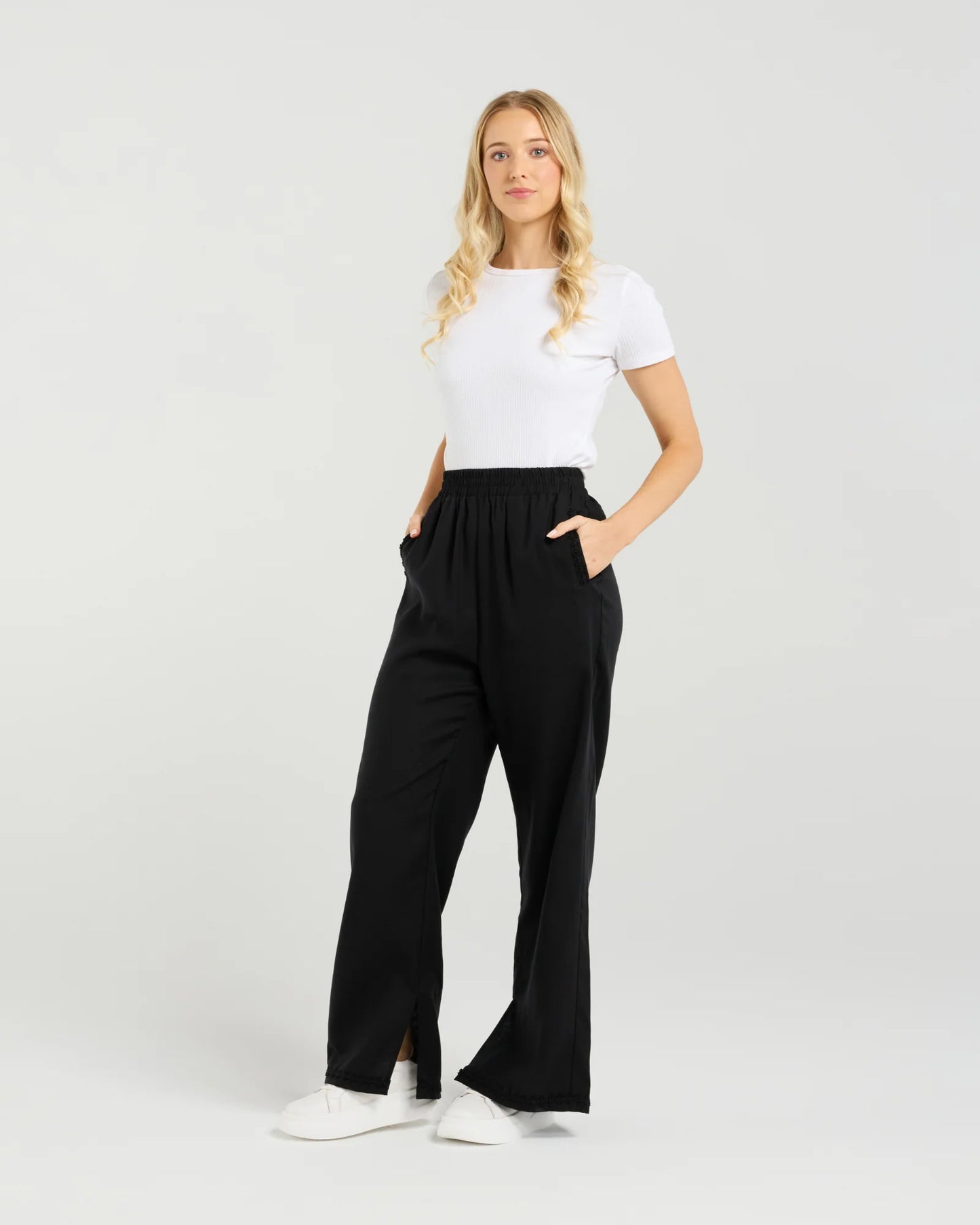 Taylor Pant - Black Braid