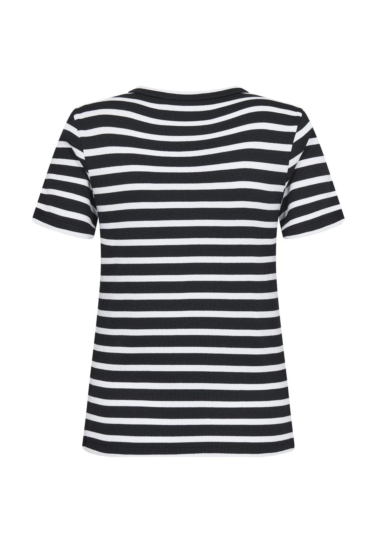 Aster Stripe T Shirt - Black/White