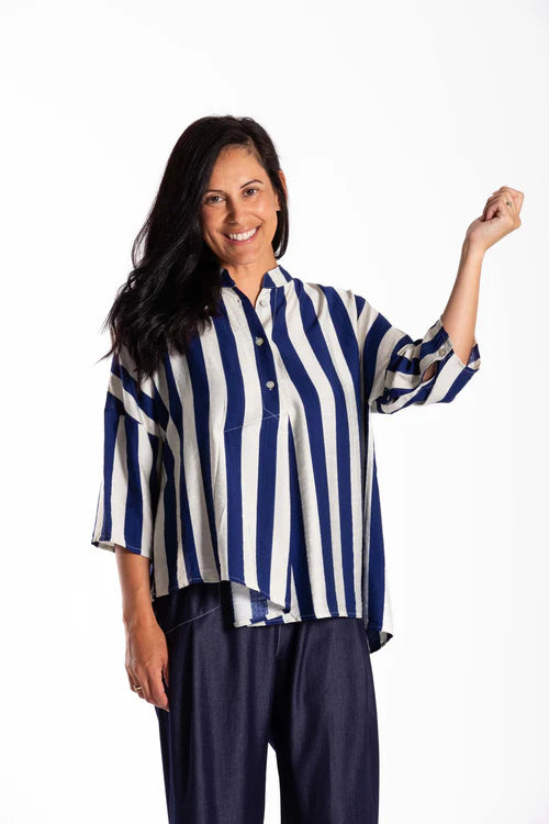 Phoenix Short - Blue/White Stripe