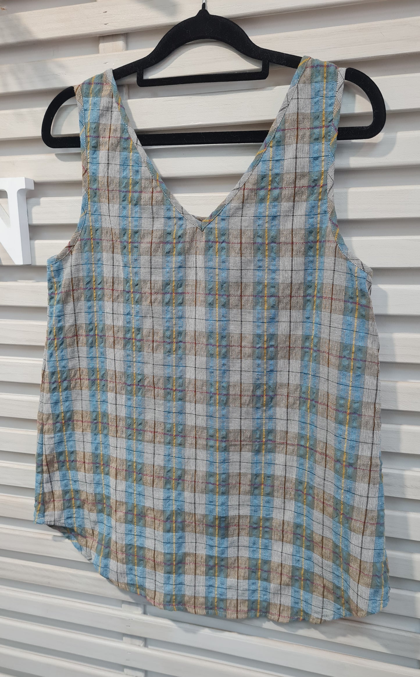 Believer Cami - Turquoise Check