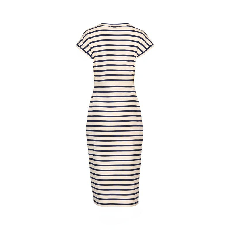 Parker Dress - Cream/Ink