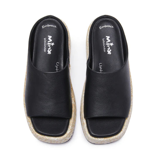 Minx Rise - Black Leather