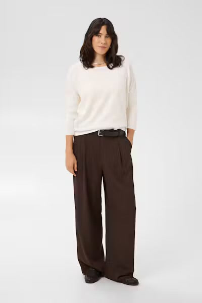 Mila R-Neck Pullover - Ice