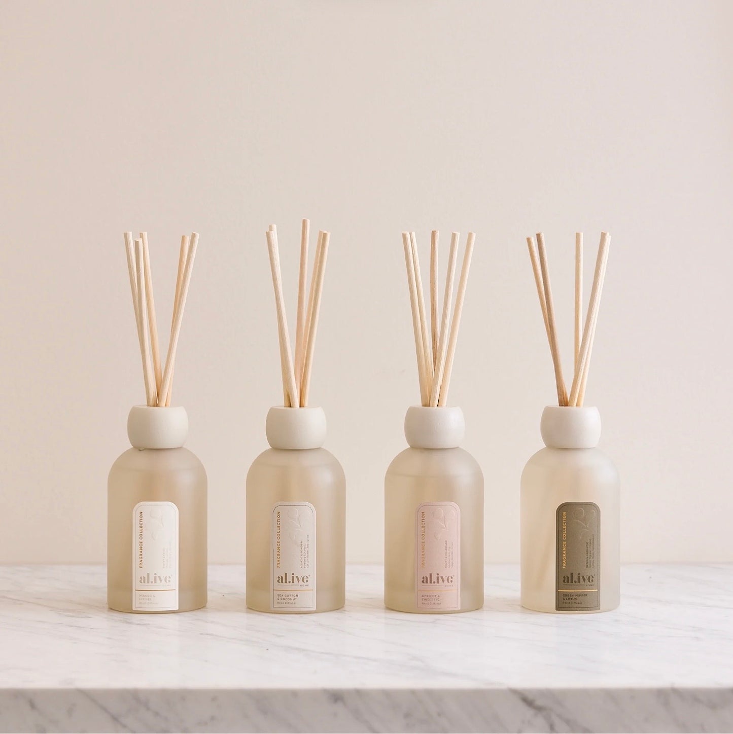 al.ive Reed Diffuser - Apricot & Sweet Fig