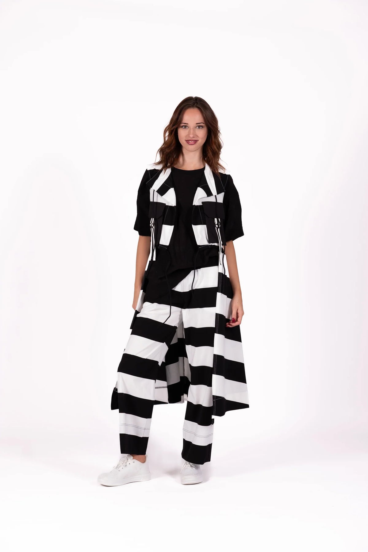 Construction Coat - Wide Stripe