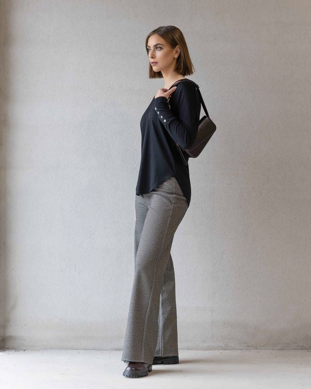 Veni Merino Top - Black