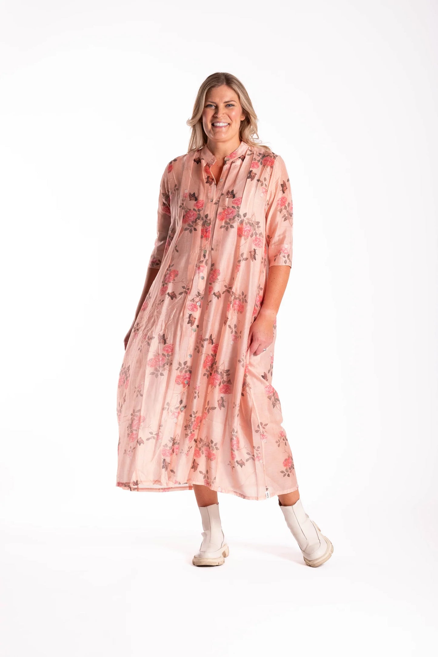 French Me Dress - Tropical Butterfly