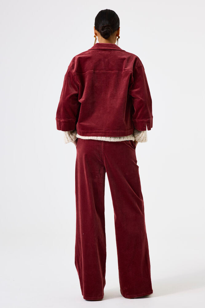 Cord Jacket - Scarlet Oak