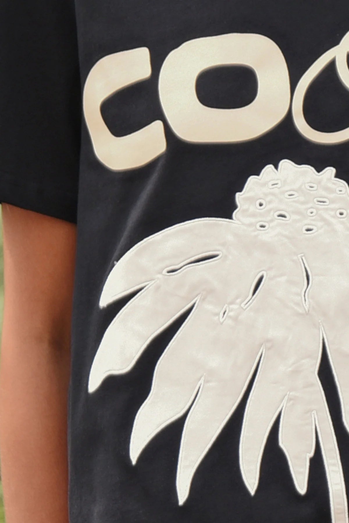 Coop Bloom Service T-Shirt - Black & Cream