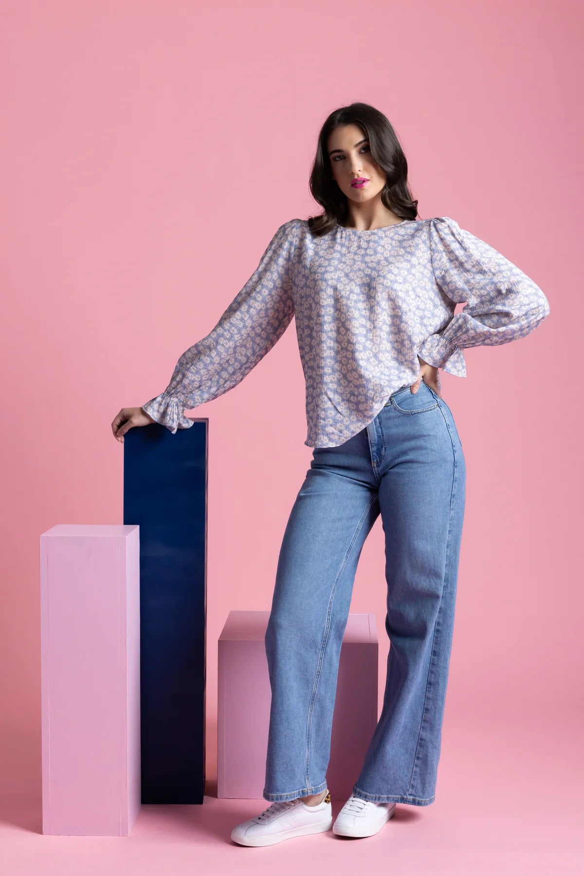 Patti Top - Sky Blue