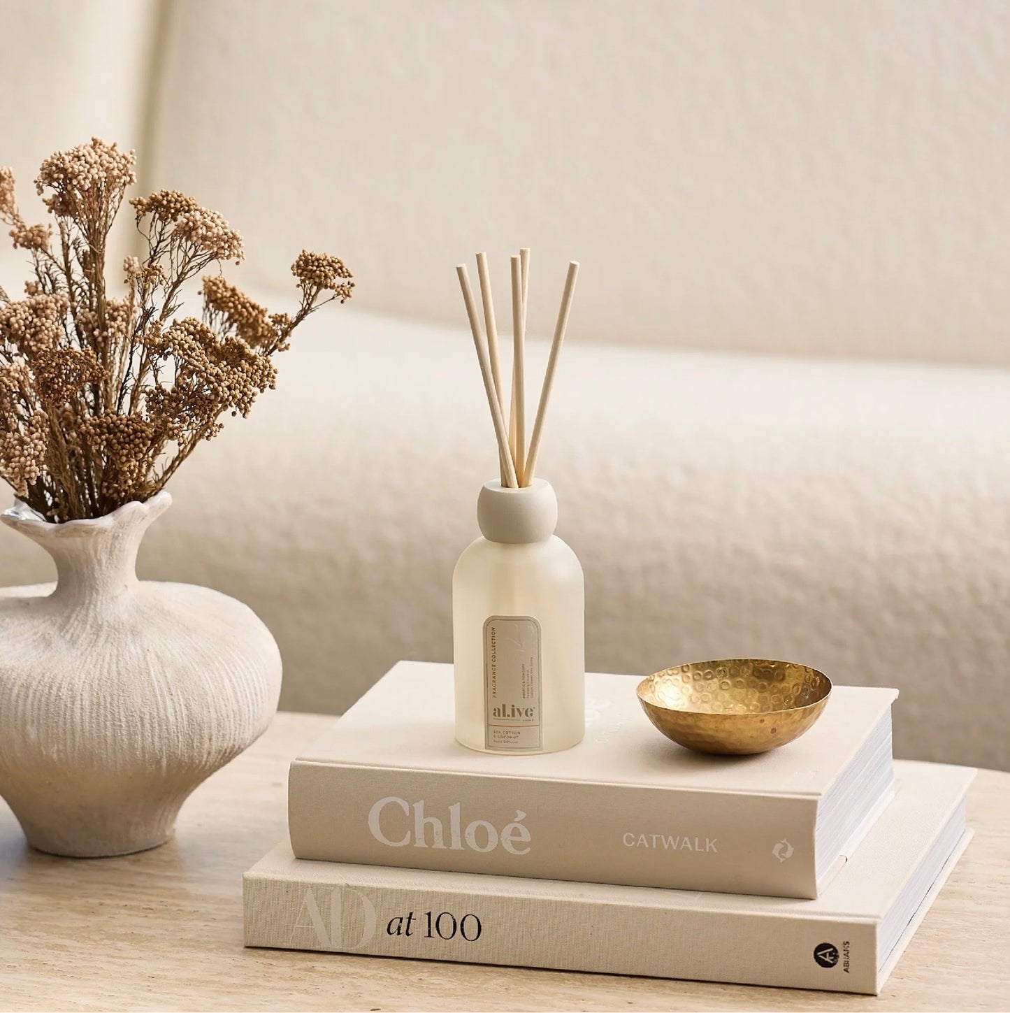 al.ive Reed Diffuser - Sea Cotton & Coconut