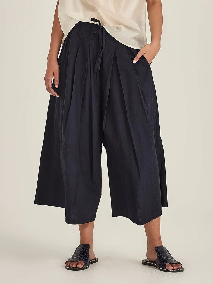 Asha Flare Pant - French Navy