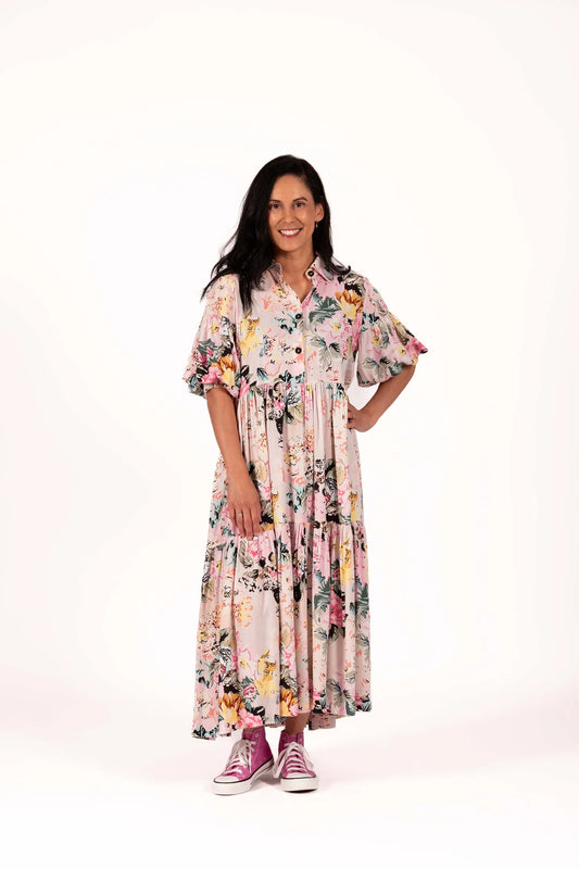 Lana Dress - Pastel Bloom