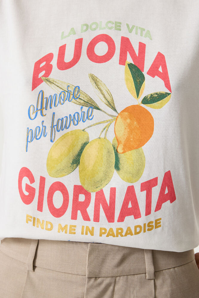 Buona Giornata Tee - White