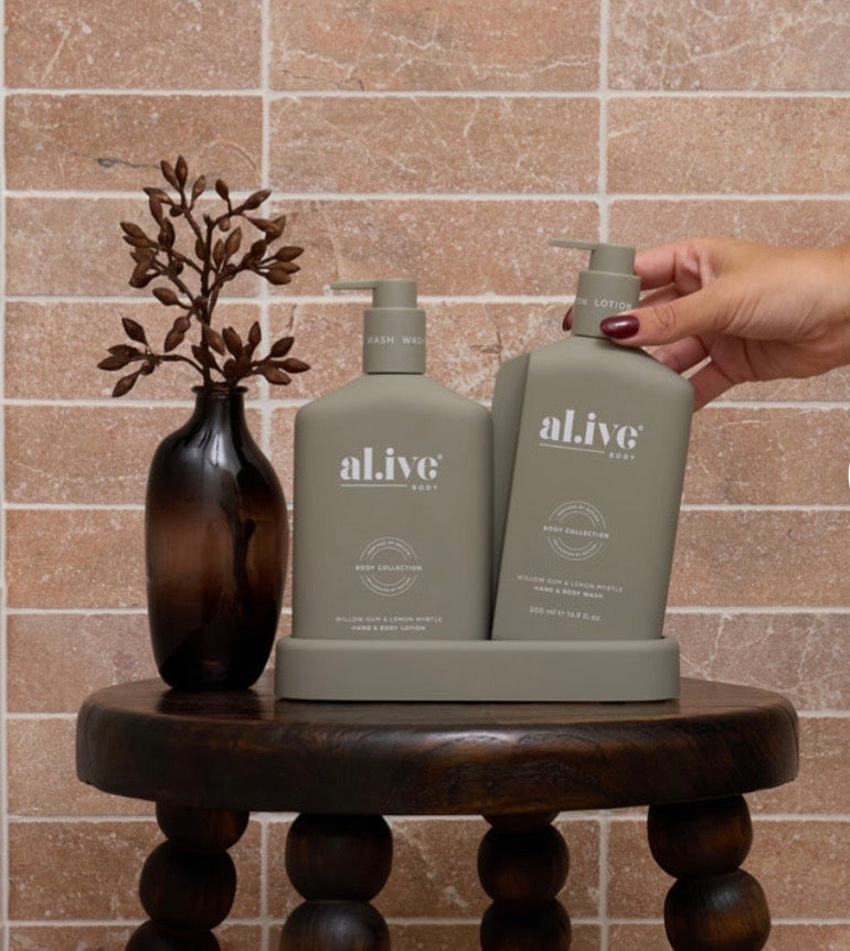 al.ive -  Wash & Lotion Duo - Willow Gum & Lemon