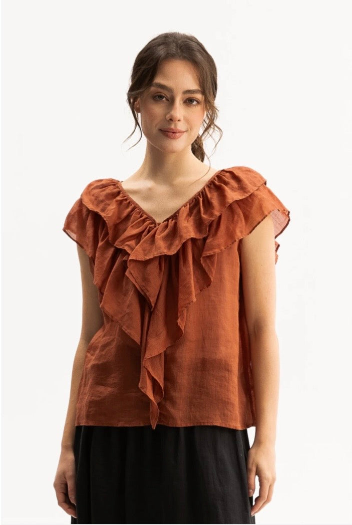 Kellie Top - Brick