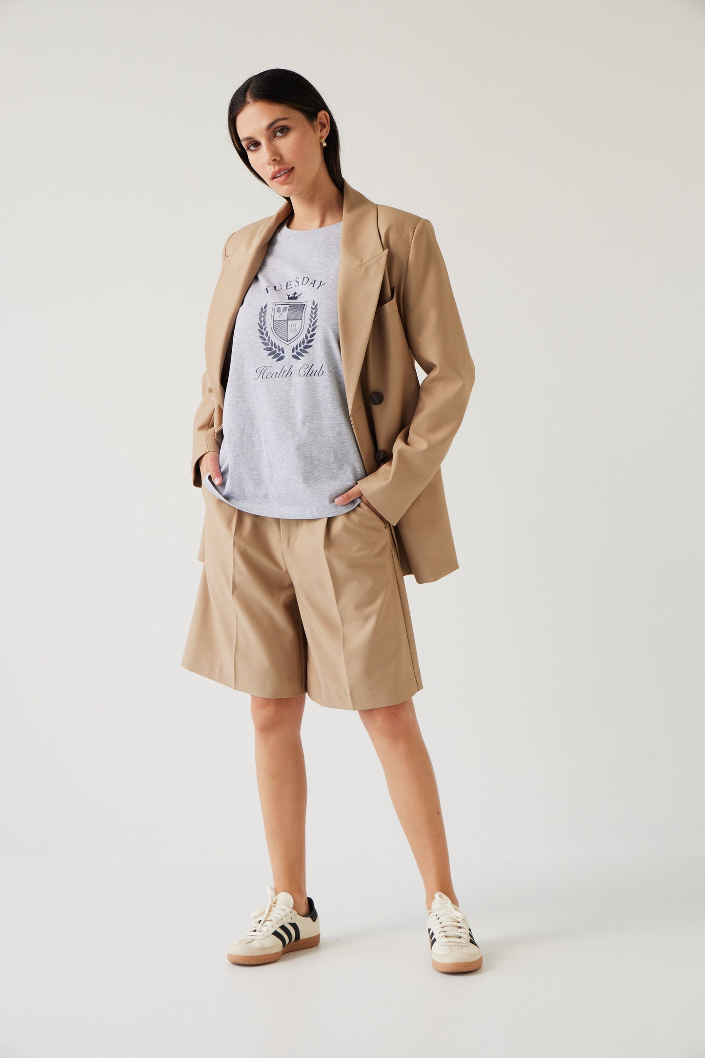 Court Shorts - Sand Beige