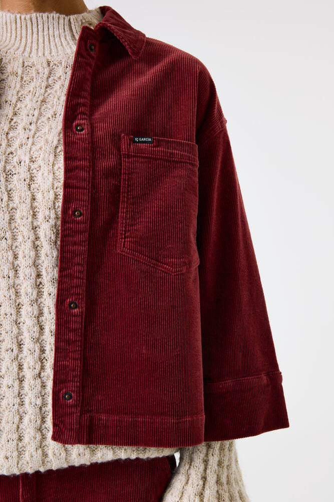 Cord Jacket - Scarlet Oak