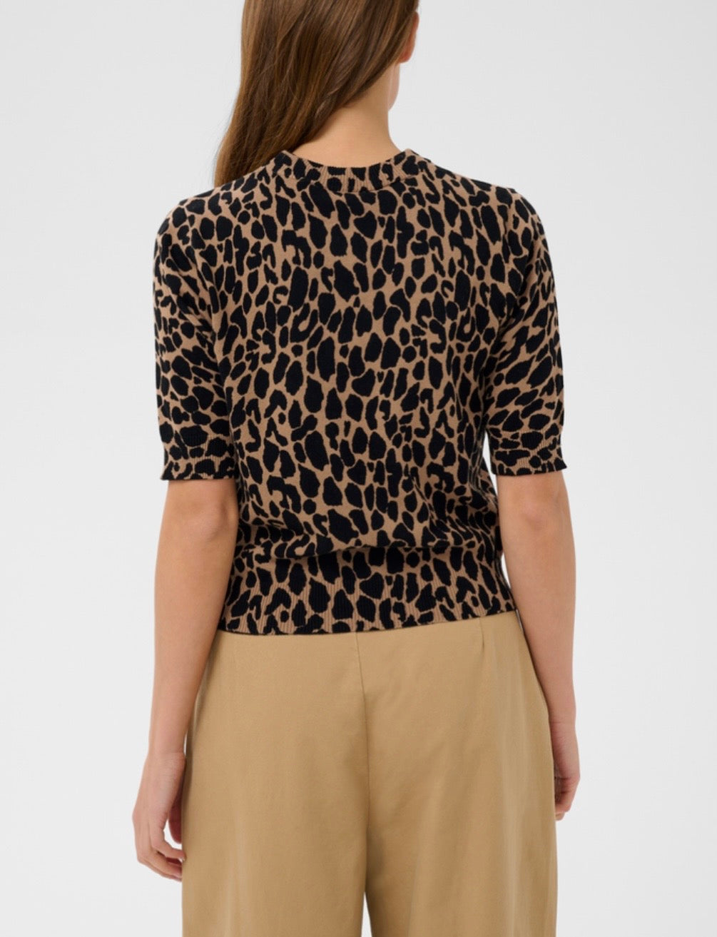 Paloma Pullover - Tigers Eye Spotty Leopard