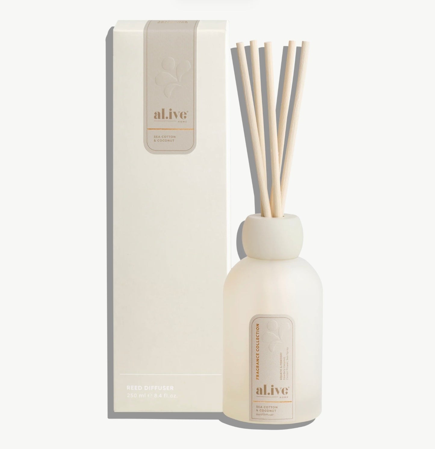 al.ive Reed Diffuser - Sea Cotton & Coconut