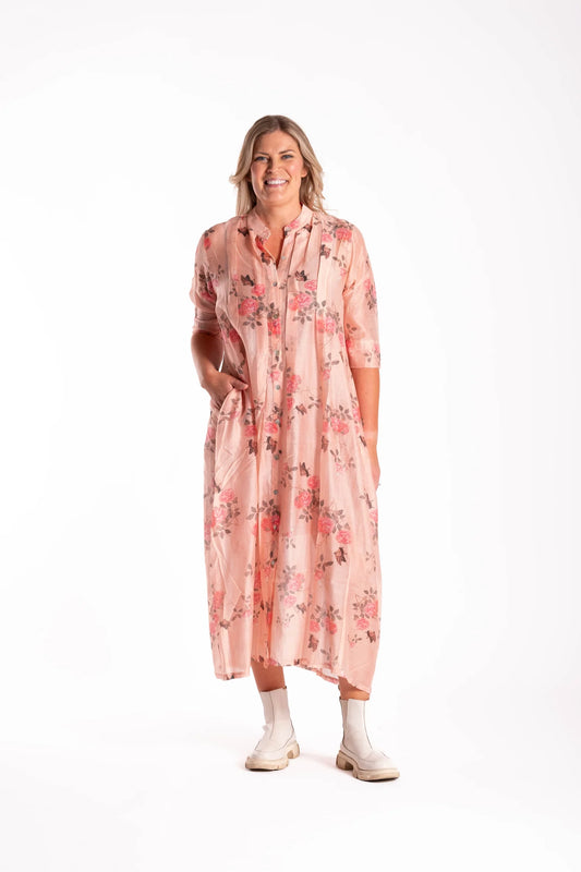 French Me Dress - Tropical Butterfly