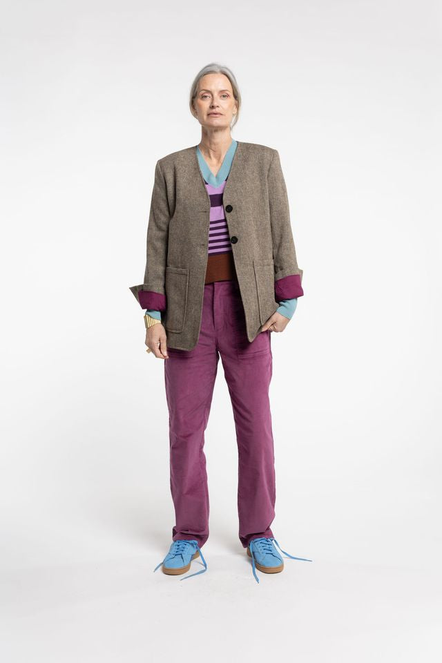 Stella Jacket - Tweed & Mulberry