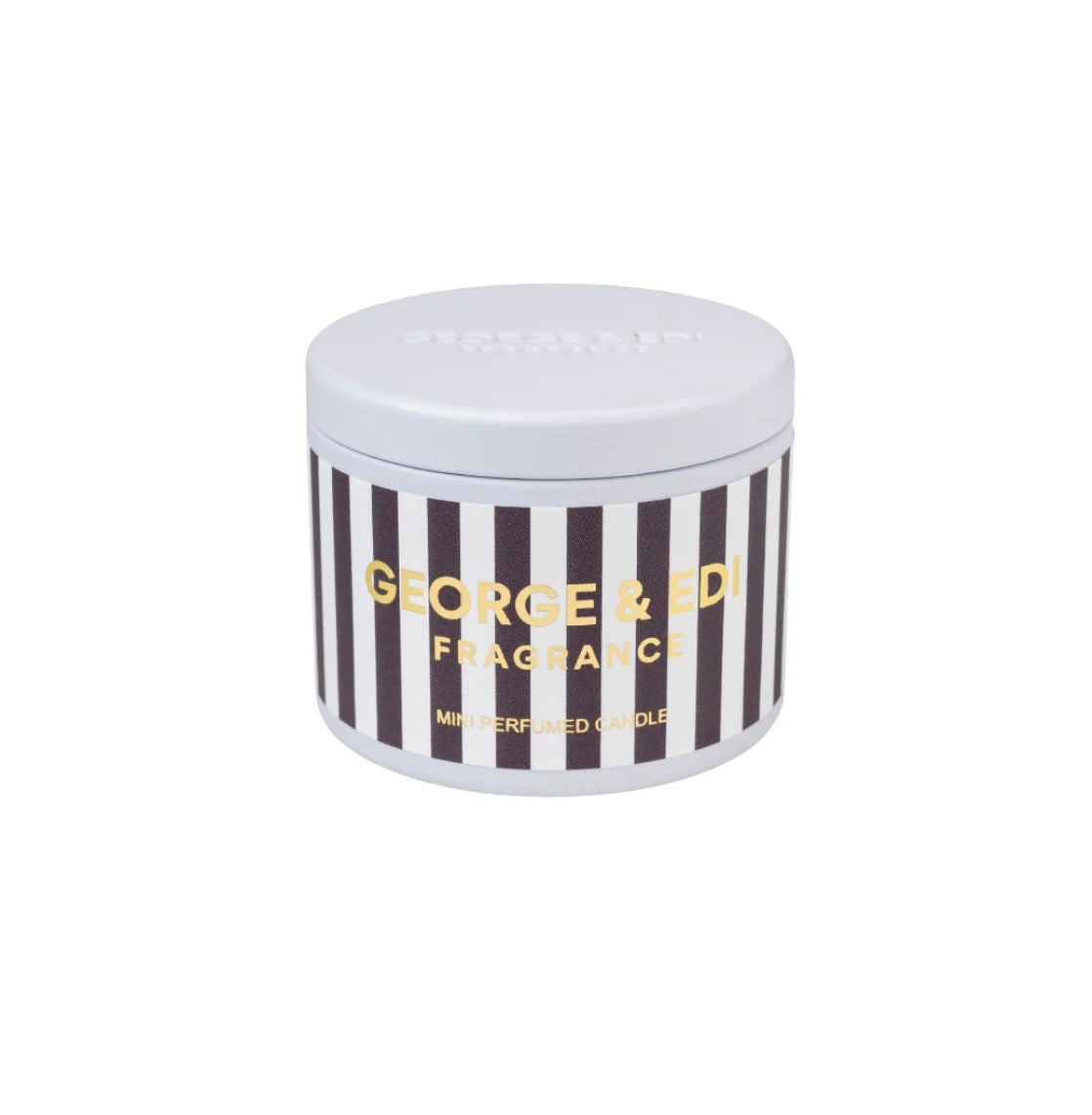 George & Edi - Mini Candle In A Tin - Ebony