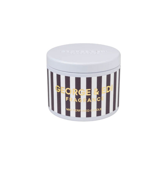 George & Edi - Mini Candle In A Tin - Ebony