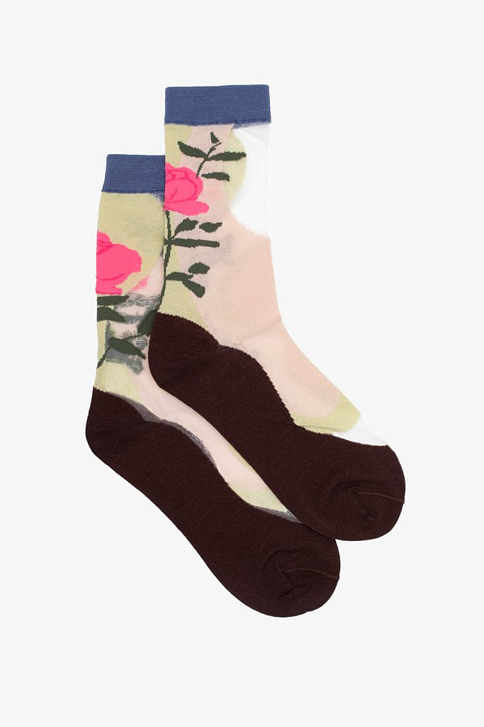 Bourbon Rose Sock