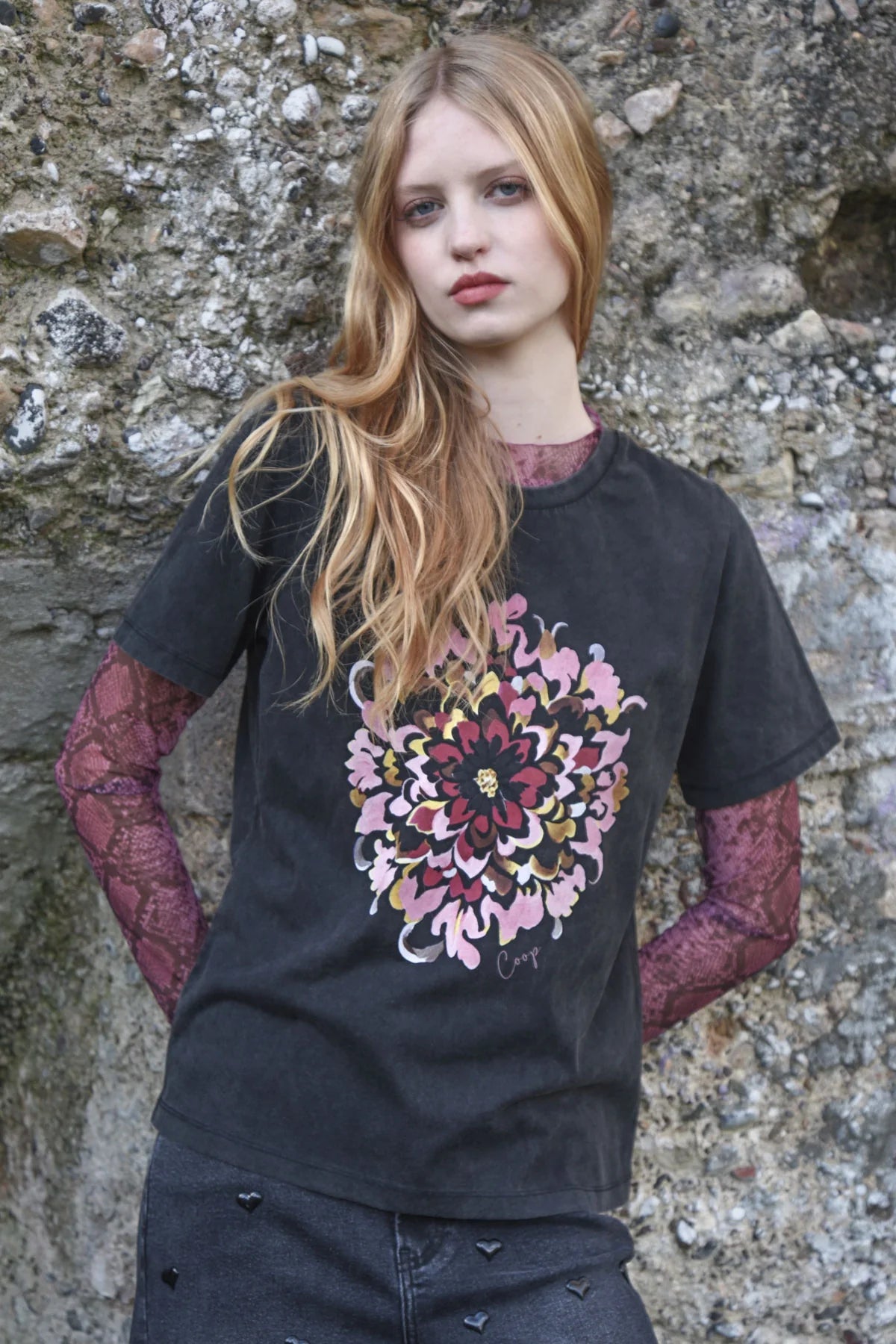 Fleur-tastic T-Shirt - Vintage Black
