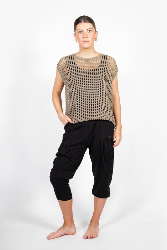Chelsea Vest - Moss Gold
