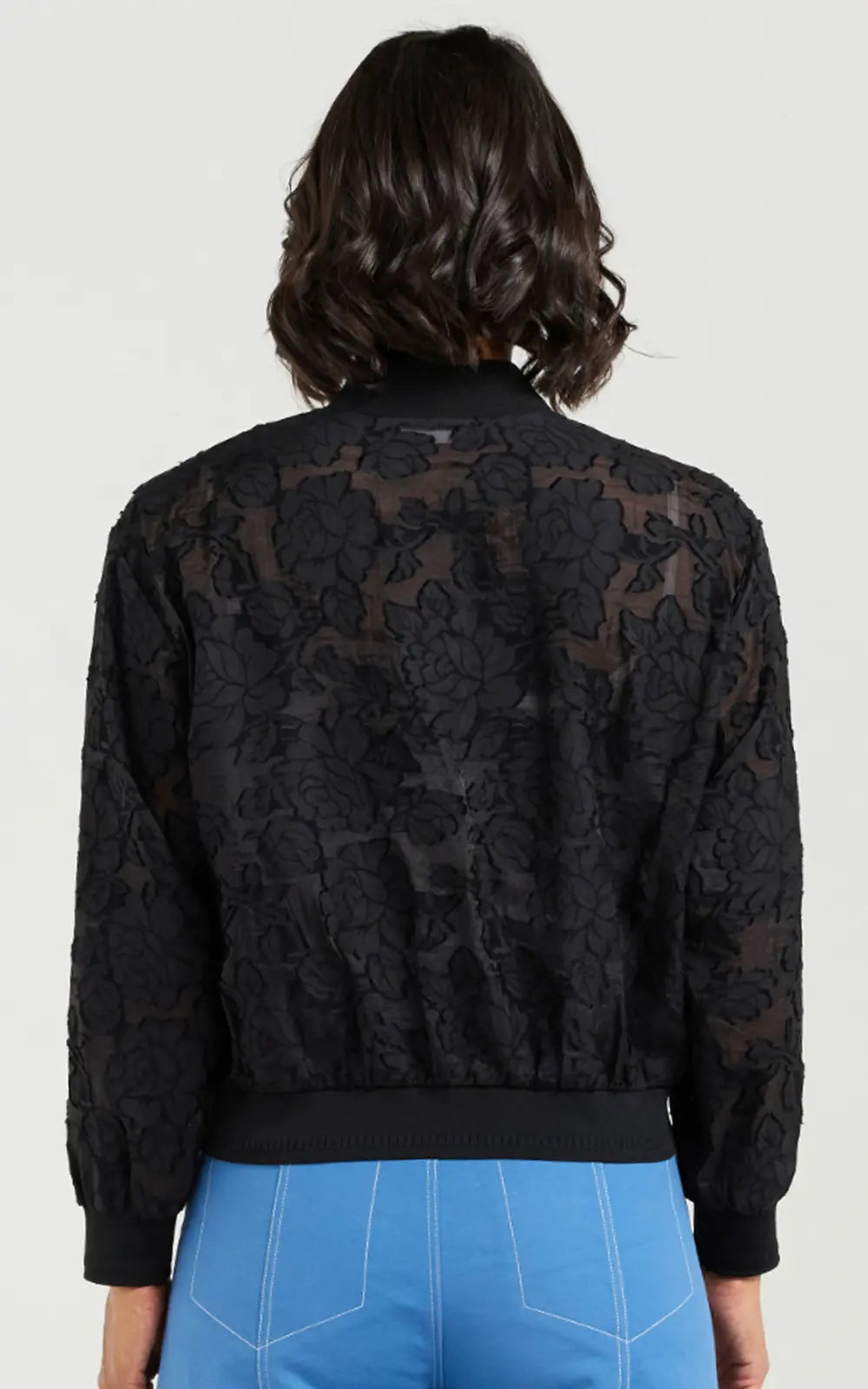 Skylar Bomber - Shadowed Florals