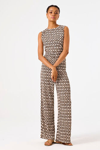 Crinkle Printed Pants