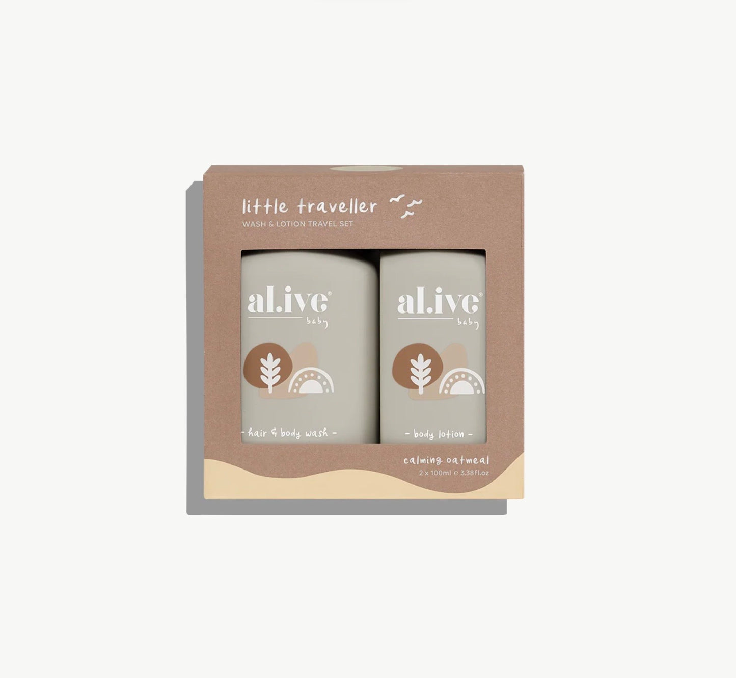 al.ive Little Traveller - Wash & Lotion Travel Set