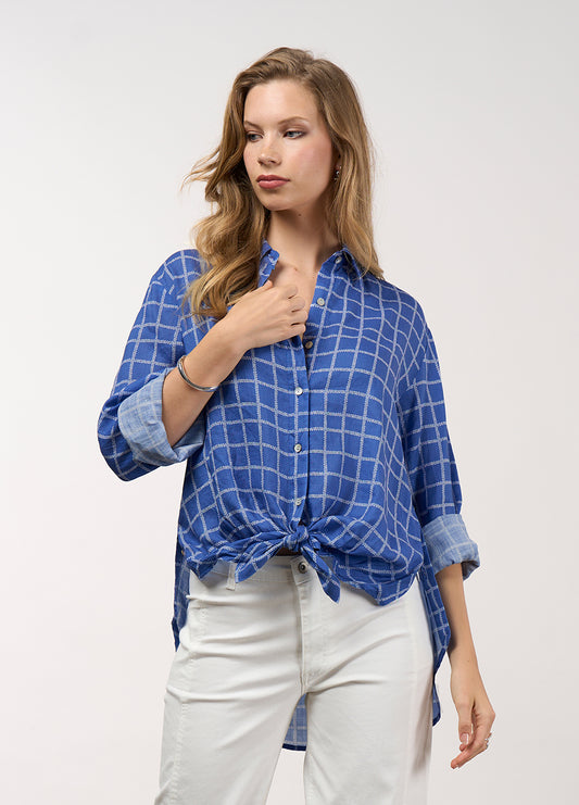 Wavelength Shirt - Cornflower Blue