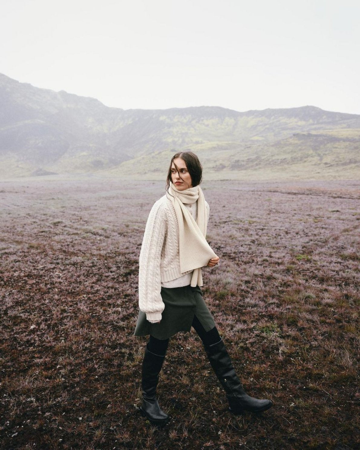 Jillena Chunky Knit Cardigan - Oatmeal