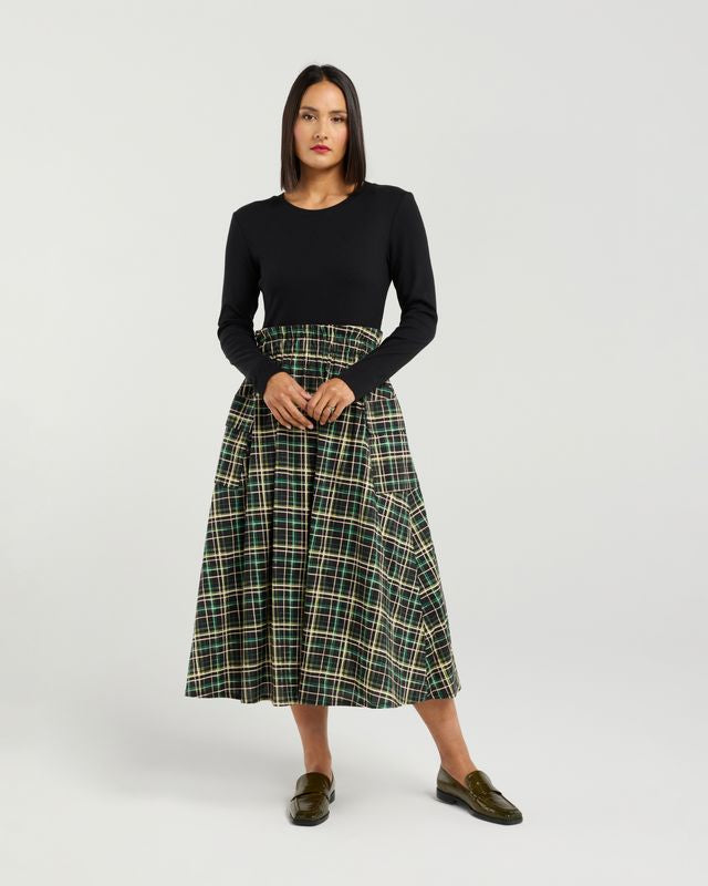 Fallon Dress - Ashwood Tartan